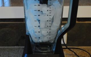 Making “Snow” With the Ninja Blender