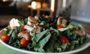 Simple and Filling Kale Salad