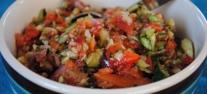 Greek Salad Pico De Gallo