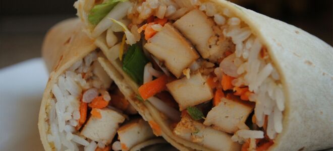 Test Kitchen Tuesday: Teriyaki Tofu Wraps with Macadamia Roasted Garlic Spread