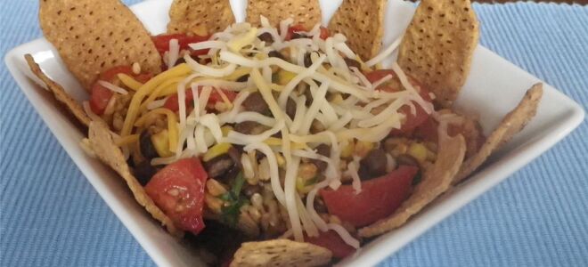 Test Kitchen Tuesday for One: Vegetarian Taco Salad