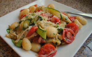 Test Kitchen Tuesday: Gnocchi with Zucchini Ribbons & Parsley Brown Butter