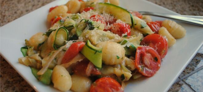 Test Kitchen Tuesday: Gnocchi with Zucchini Ribbons & Parsley Brown Butter
